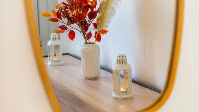 Photo d'un coin cocooning dans un appartement à Dijon